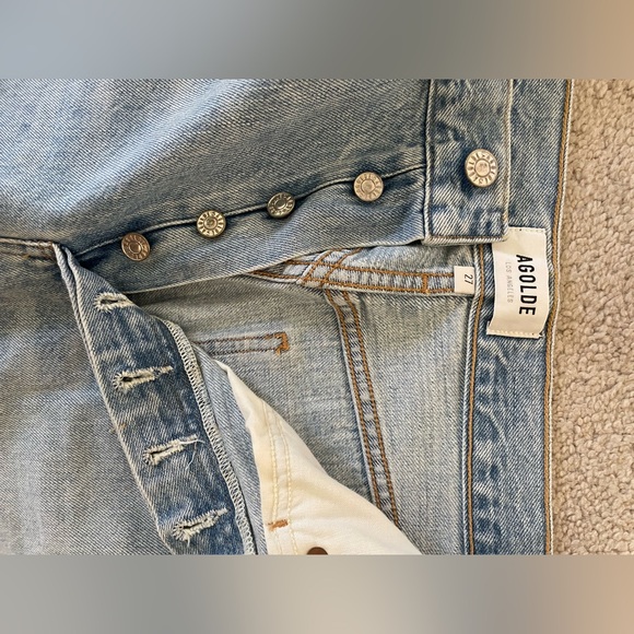 Agolde Riley High Rise Crop Jean - Picture 3 of 10